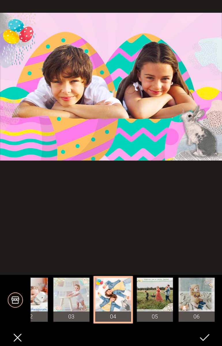 PhotoDirector - Ostergrüße gestalten